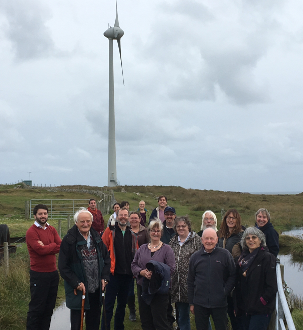 group photo of Scottish Island Federation members