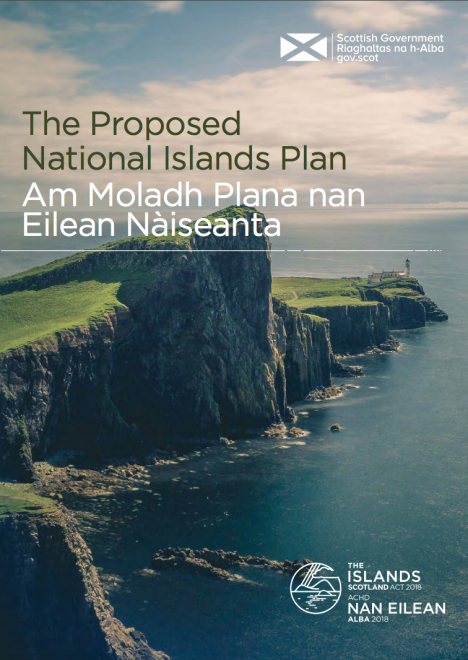 front cover of proposed National Islands Plan