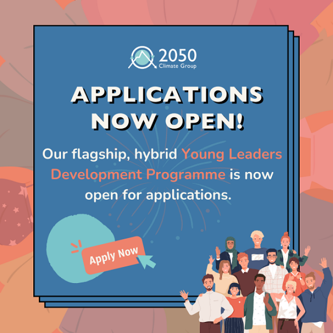 2050 Climate Group’s Young Leaders Development Programme (YLDP)