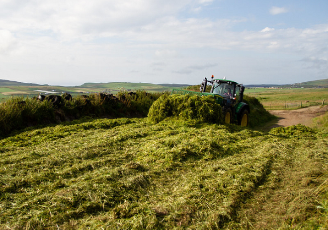 Young Farmer Climate Champion Kirsty Budge of Bigton Farm, Shetland. Crown copyright. Photographer - Barrie Williams.