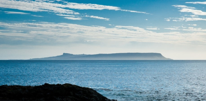 Silhouette of Island of Eigg by TheUntravelledWorld 