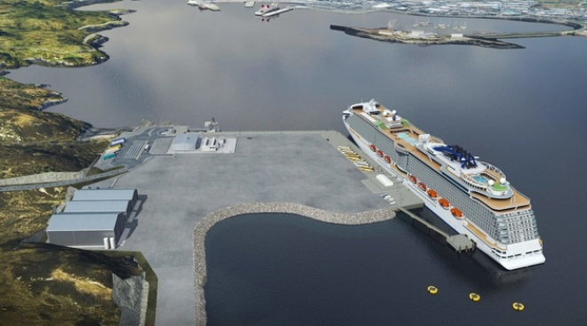 Artists Impression of Stornoway terminal