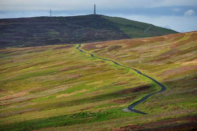 Langholm Moor from the Air