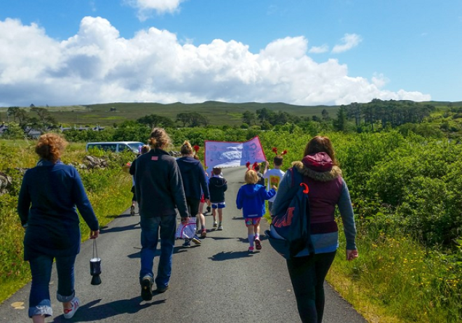 SRA march - credit & copyright - Scottish Rural Action 