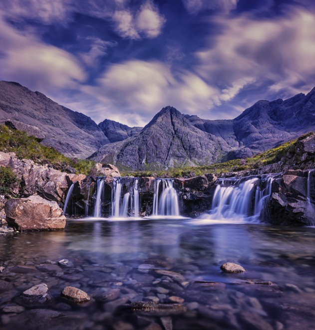 Fairy pools, Robert Lukeman on Unsplash