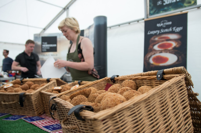 Food hall. Scottish Game Fair. Crown copyright. Photographer - Barrie Williams.