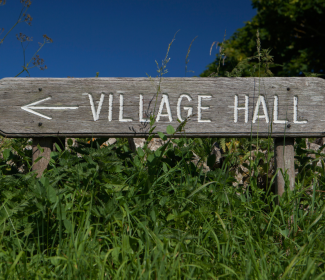 Village Hall Sign